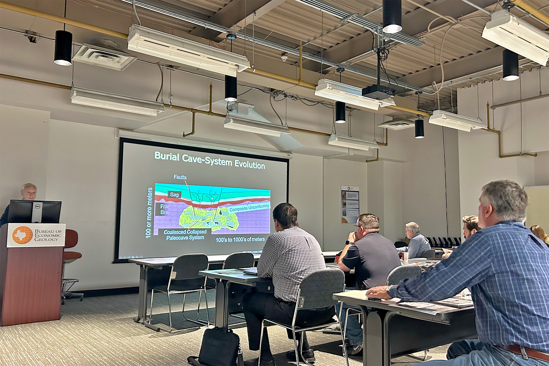 Dr. Bob Loucks at the Ellenburger STARR Core Workshop